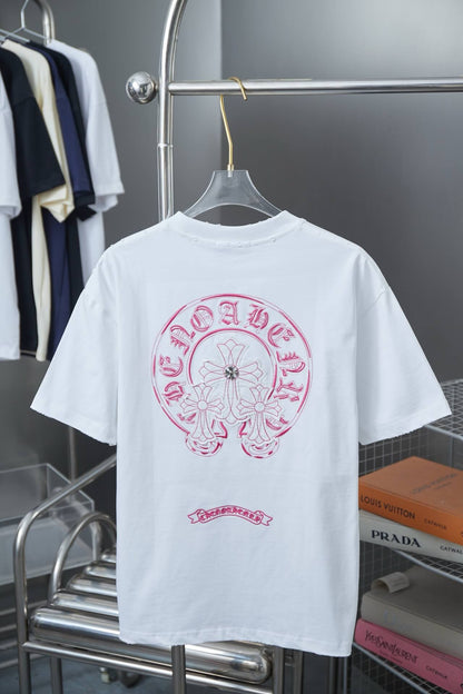 T-shirt brodé en croix