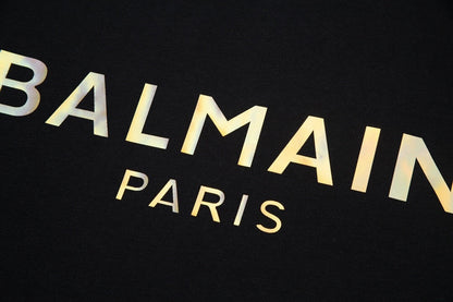 T-shirt imprimé lettre en aluminium