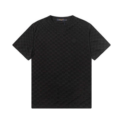 T-shirt à motif treillis