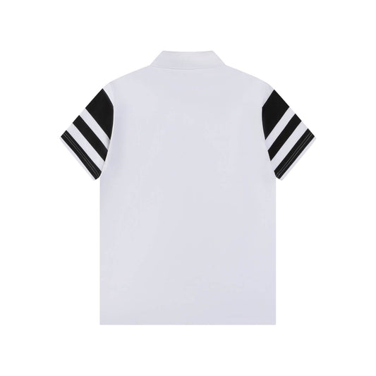 Poloshirt mit Streifennähten