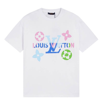 T-shirt imprimé à motifs colorés