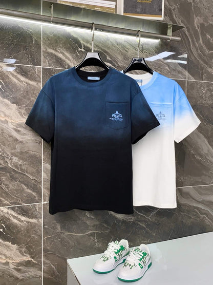 T-shirt à motif dégradé