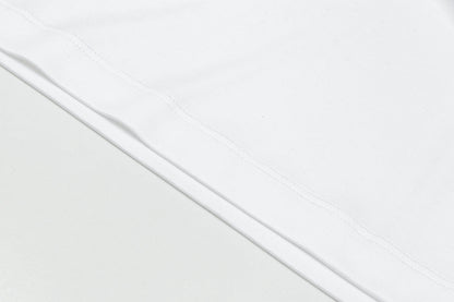 T-shirt brodé double face avec serviette