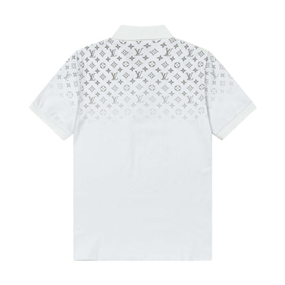 Polo à imprimé dégradé