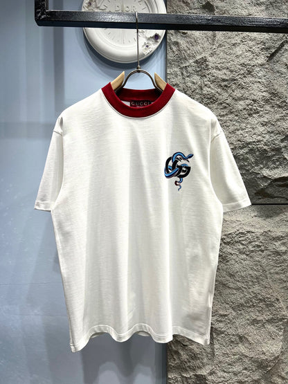 T-shirt GG imprimé serpent
