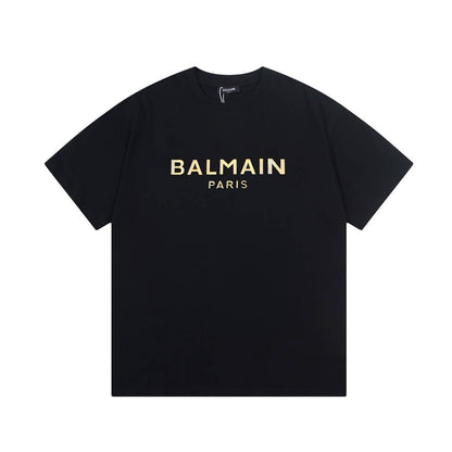 T-shirt imprimé lettre en aluminium
