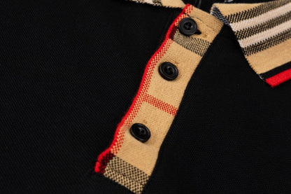 Polo classique à col à carreaux