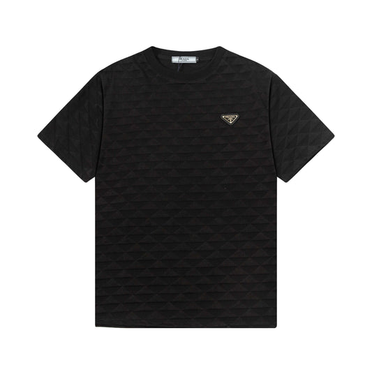 T-shirt à motif triangulaire tendance