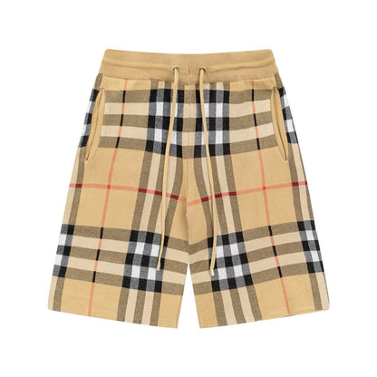 Short en tricot rayé