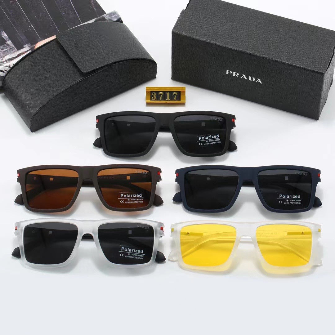 Retro-Sonnenbrille mit quadratischem Rahmen