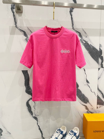 T-Shirt mit Tintenstrahlstickerei