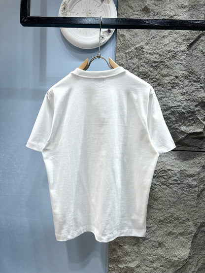 T-Shirt mit Oktopus-Stickerei