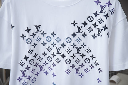 T-shirt imprimé dégradé presbyte
