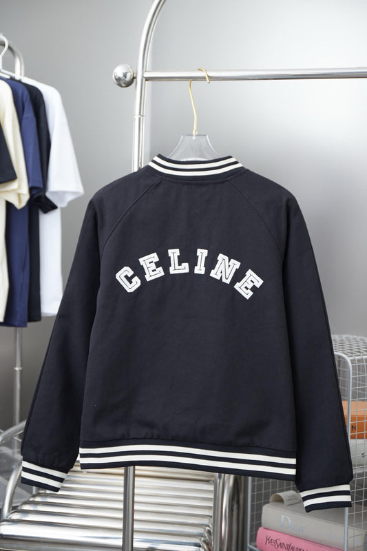 Chest “C” Letter Embroidered Jacket