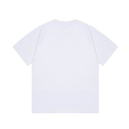 T-shirt imprimé lettre en aluminium