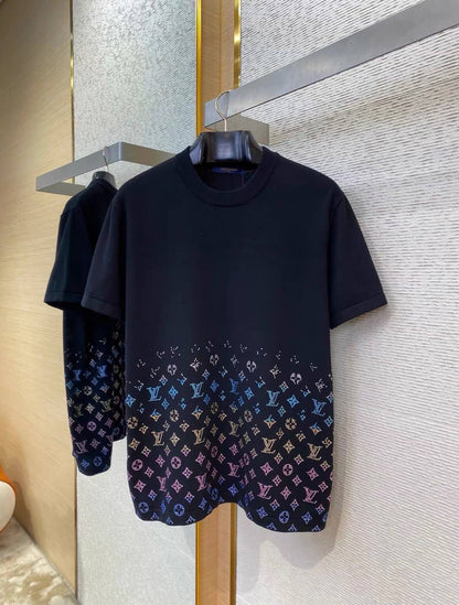 T-shirt à diamants colorés