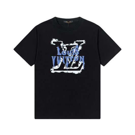 T-shirt imprimé lettres colorées