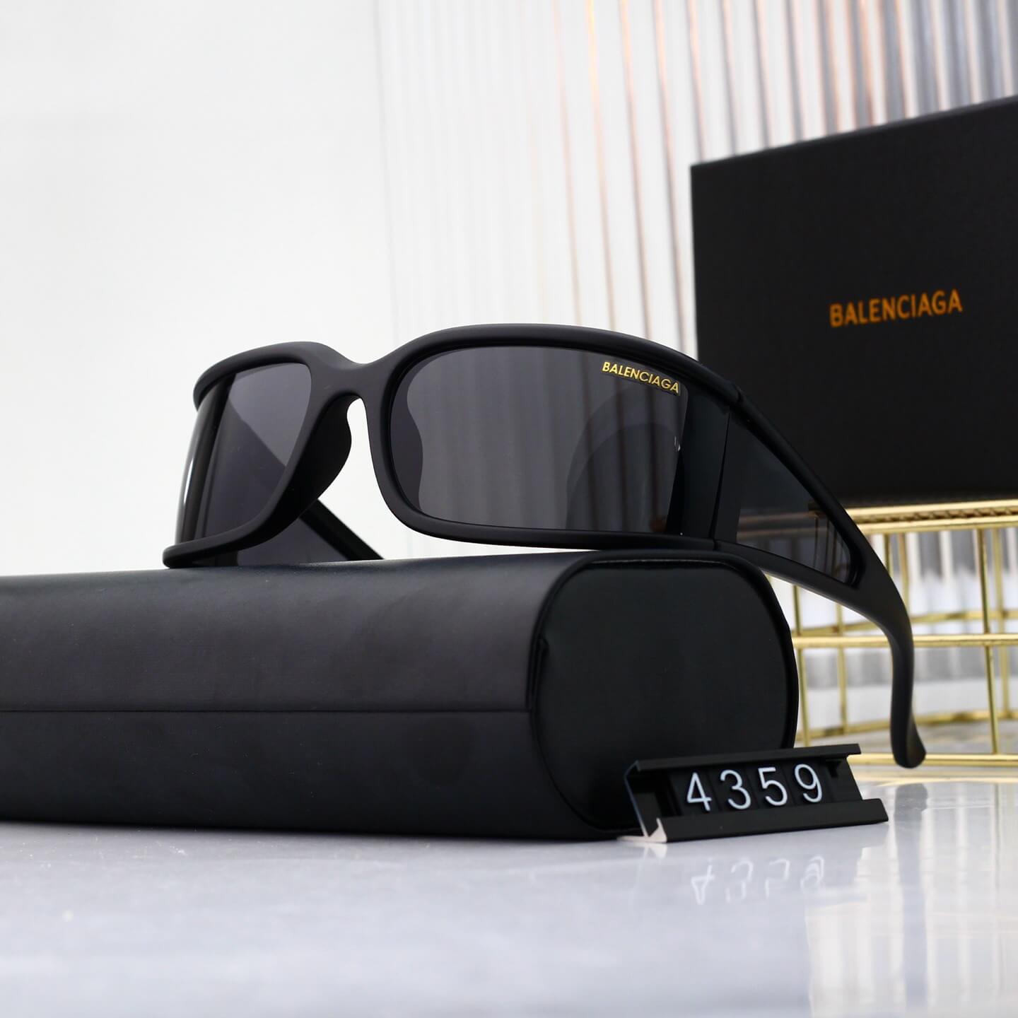 Lunettes de soleil incurvées à monture intégrale futuriste