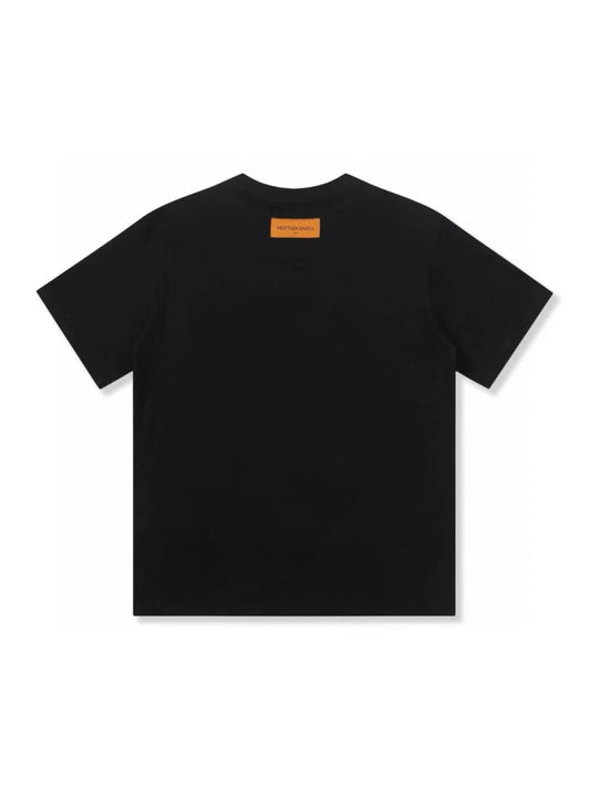 T-shirt imprimé collier coloré
