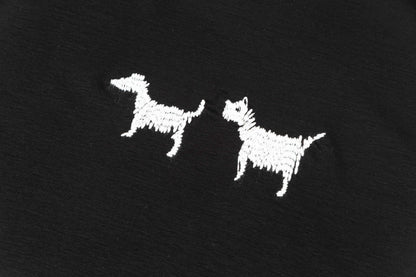 T-shirt brodé chien