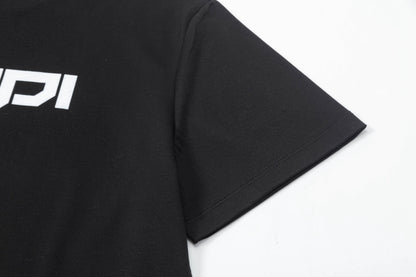 T-shirt imprimé lettre sur la poitrine