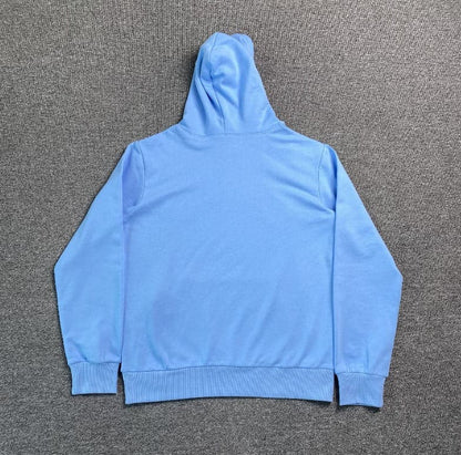 Sweat à capuche bleu ciel classique Web