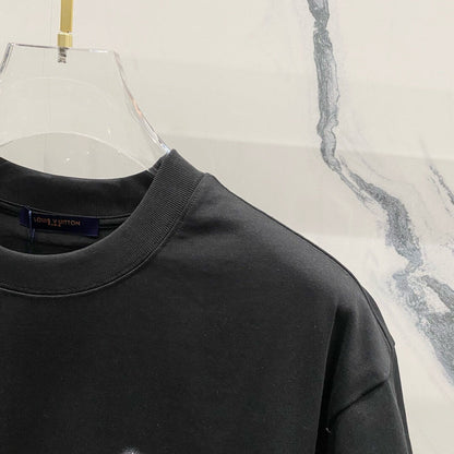 T-Shirt mit Tintenstrahlstickerei