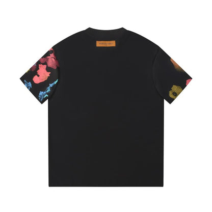 T-shirt imprimé à l'encre de Chine