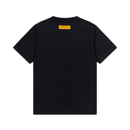 T-shirt imprimé lettres colorées