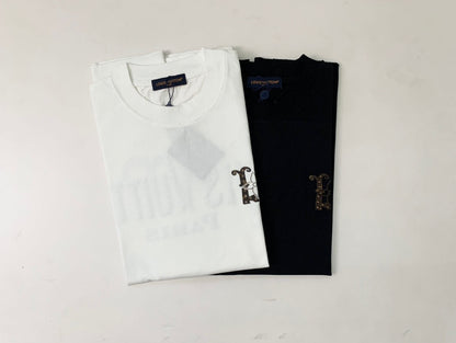 T-shirt avec lettres en strass