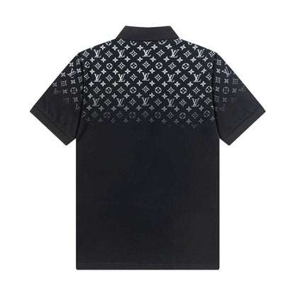 Polo à imprimé dégradé