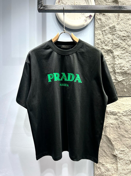 T-shirt graphique en silicone vert