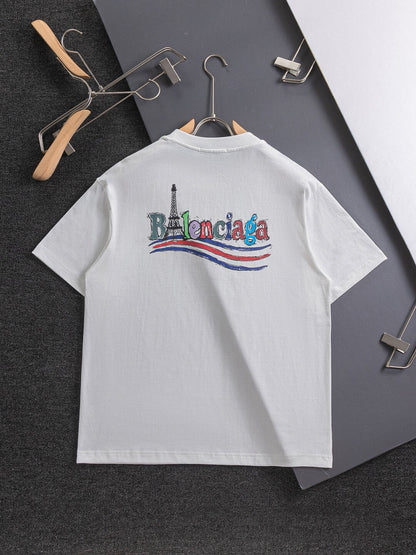 T-Shirt mit Coca-Cola-Paris-Print