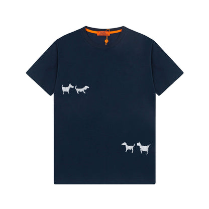 T-shirt brodé chien