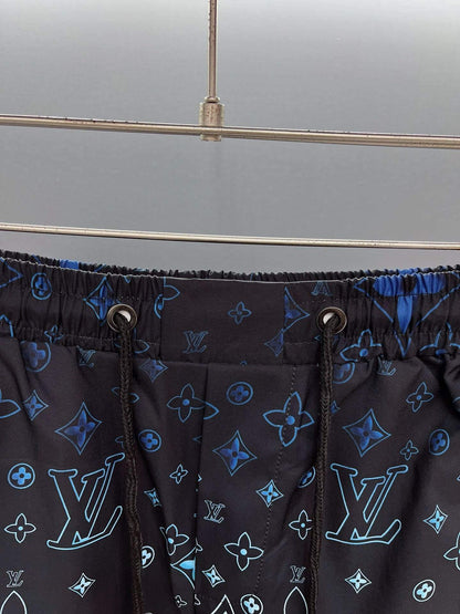 Short de plage tendance à imprimé intégral