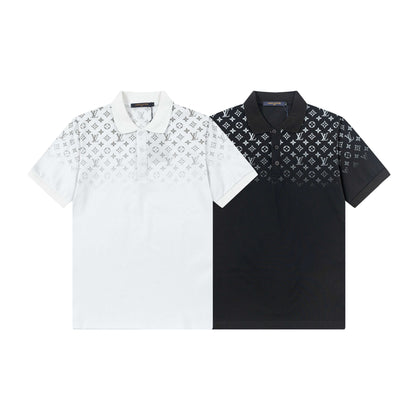 Polo à imprimé dégradé