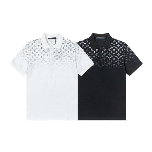 Polo à imprimé dégradé