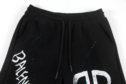Short à imprimé éclaboussures