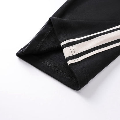 Embroidered Cotton Casual Pants