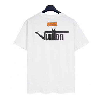 Gelbes T-Shirt mit Buchstaben-Print