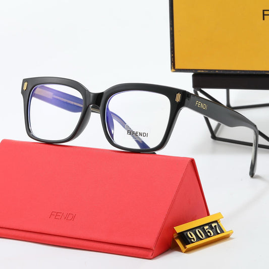 Lunettes unies à monture carrée tendance