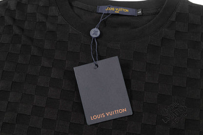 T-shirt à motif treillis