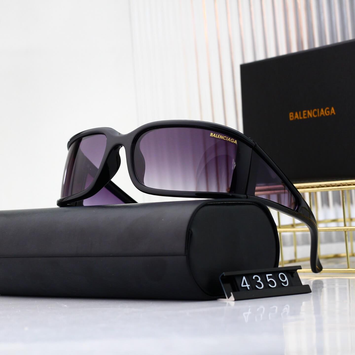 Lunettes de soleil incurvées à monture intégrale futuriste