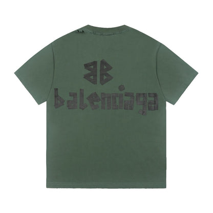 T-shirt à poignets bruts