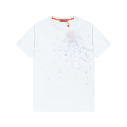T-shirt imprimé bleu