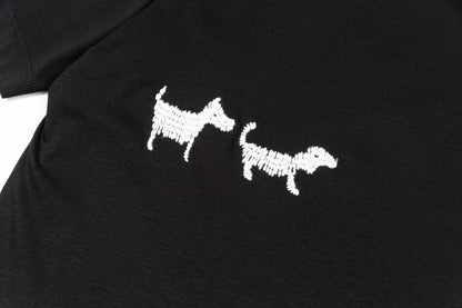 T-shirt brodé chien