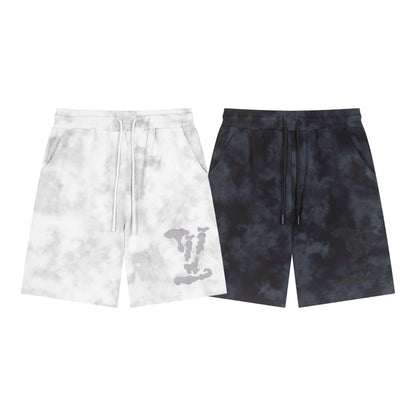 Short brodé à motif classique rendu