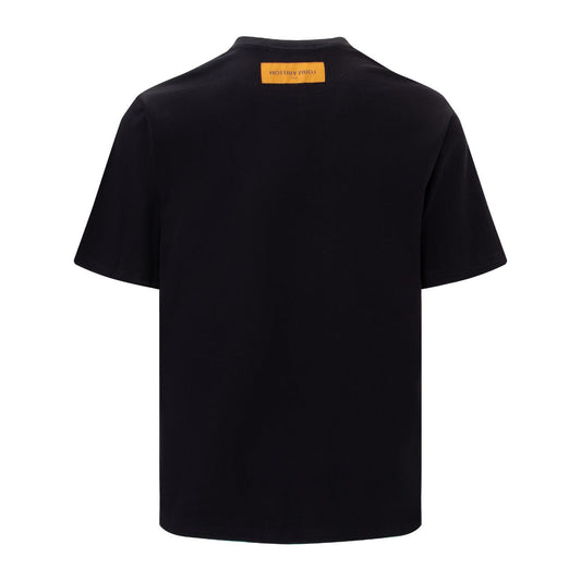 T-shirt imprimé avec collier