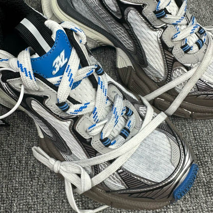 Baskets bleues tendance