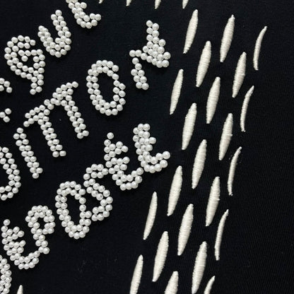 T-shirt brodé de perles